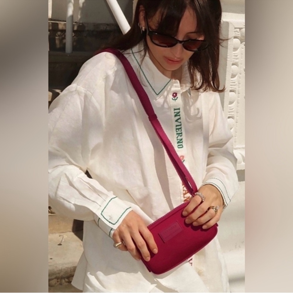 Dagne Dover x Sephora Burgundy Crossbody Bag